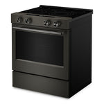 KitchenAid Black Ore Slide-In Electric Convection Range (5.3 cu.ft.) - YKSES530SBE