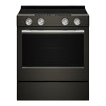 KitchenAid Black Ore Slide-In Electric Convection Range (5.3 cu.ft.) - YKSES530SBE