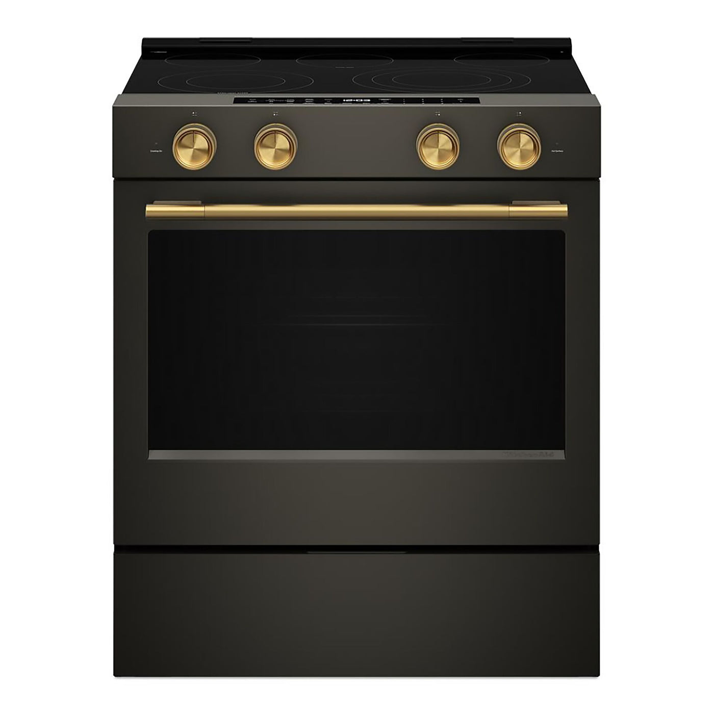 KitchenAid Black Ore Slide-In Electric Convection Range (5.3 cu.ft.) - YKSES530SBE