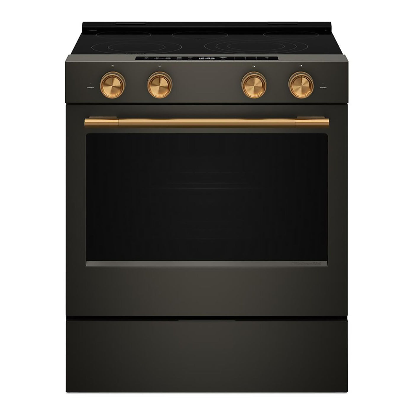 KitchenAid Black Ore Slide-In Electric Convection Range (5.3 cu.ft.) - YKSES530SBE