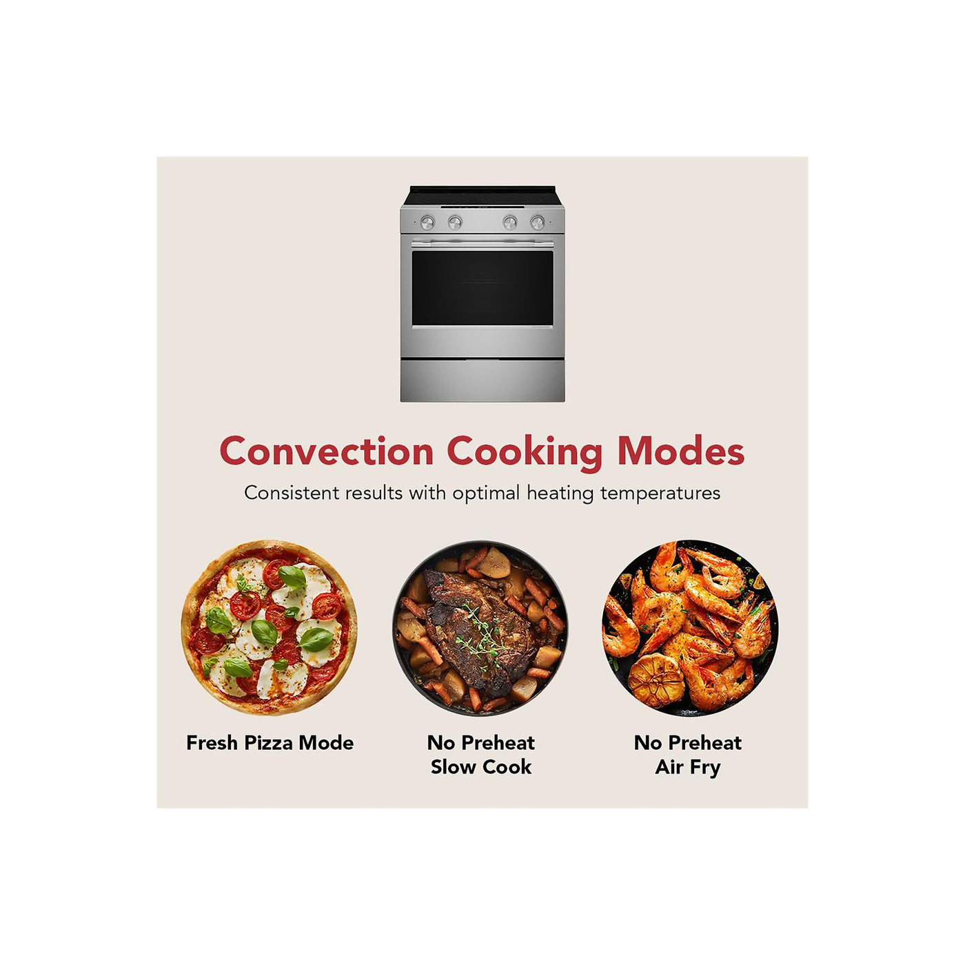 KitchenAid Fingerprint Resistant Stainless Steel Slide-In Electric Convection Range (5.3 cu.ft.) - YKSES530SPS--