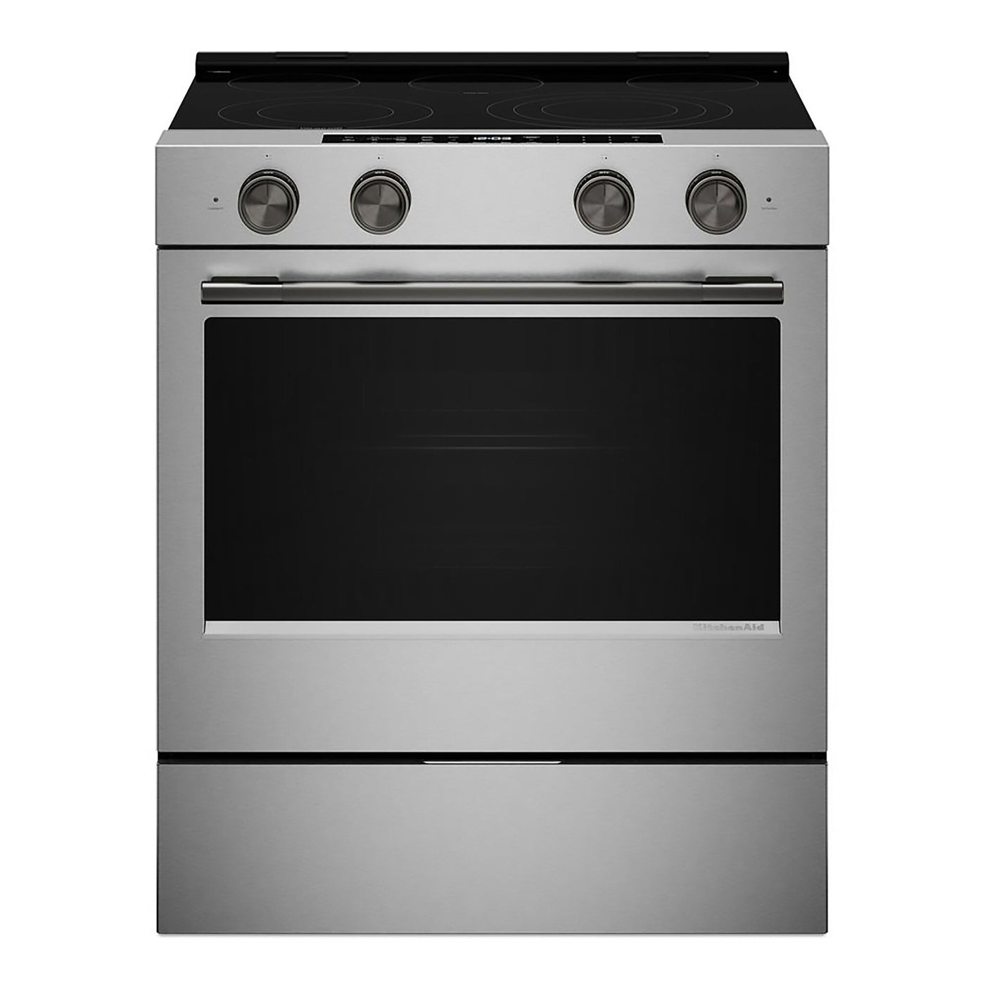 KitchenAid Fingerprint Resistant Stainless Steel Slide-In Electric Convection Range (5.3 cu.ft.) - YKSES530SPS