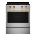 KitchenAid Fingerprint Resistant Stainless Steel Slide-In Electric Convection Range (5.3 cu.ft.) - YKSES530SPS