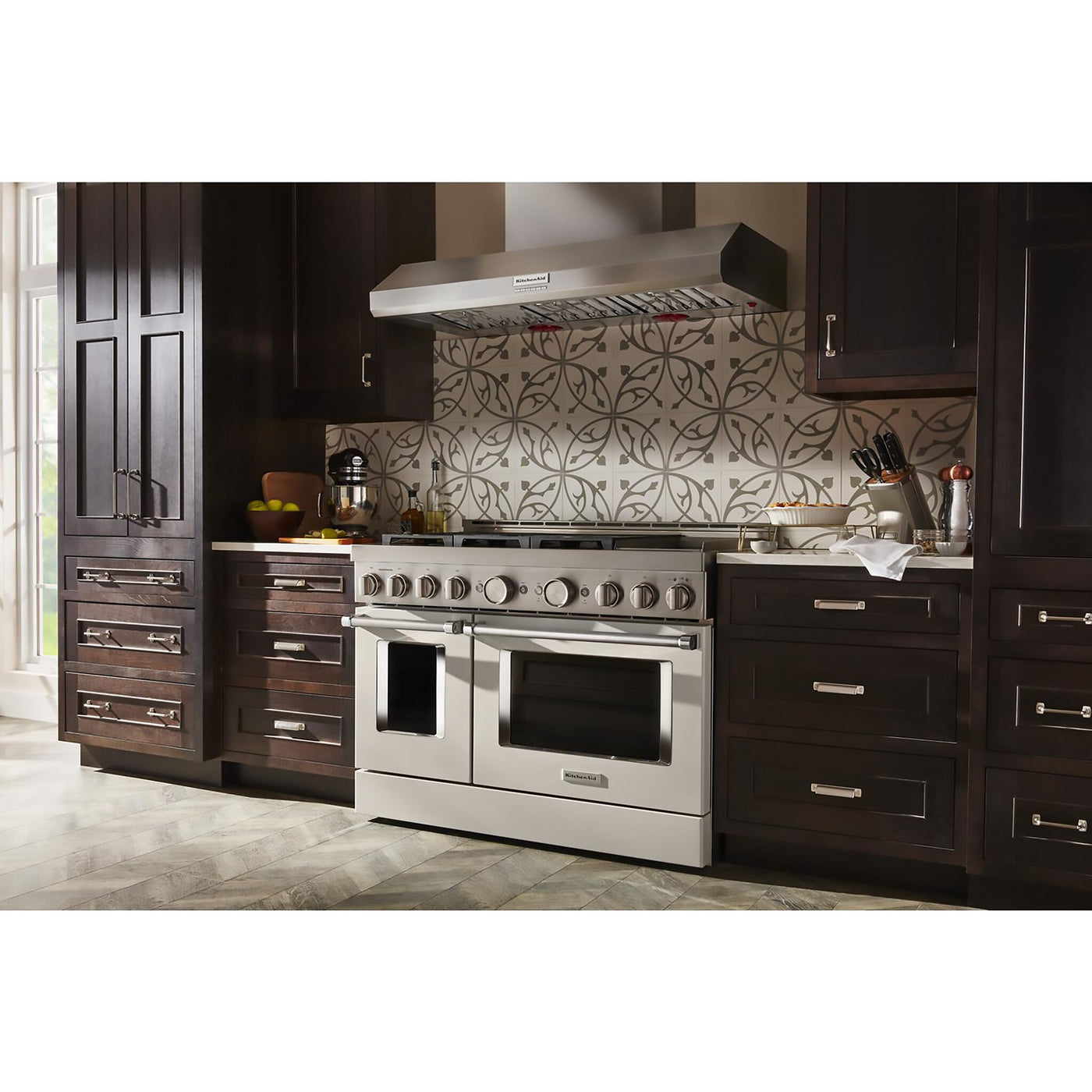 KitchenAid Matte Milkshake Smart Freestanding Gas Range (6.3 Cu. Ft.) - KFGC558JMH