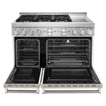 KitchenAid Matte Milkshake Smart Freestanding Gas Range (6.3 Cu. Ft.) - KFGC558JMH