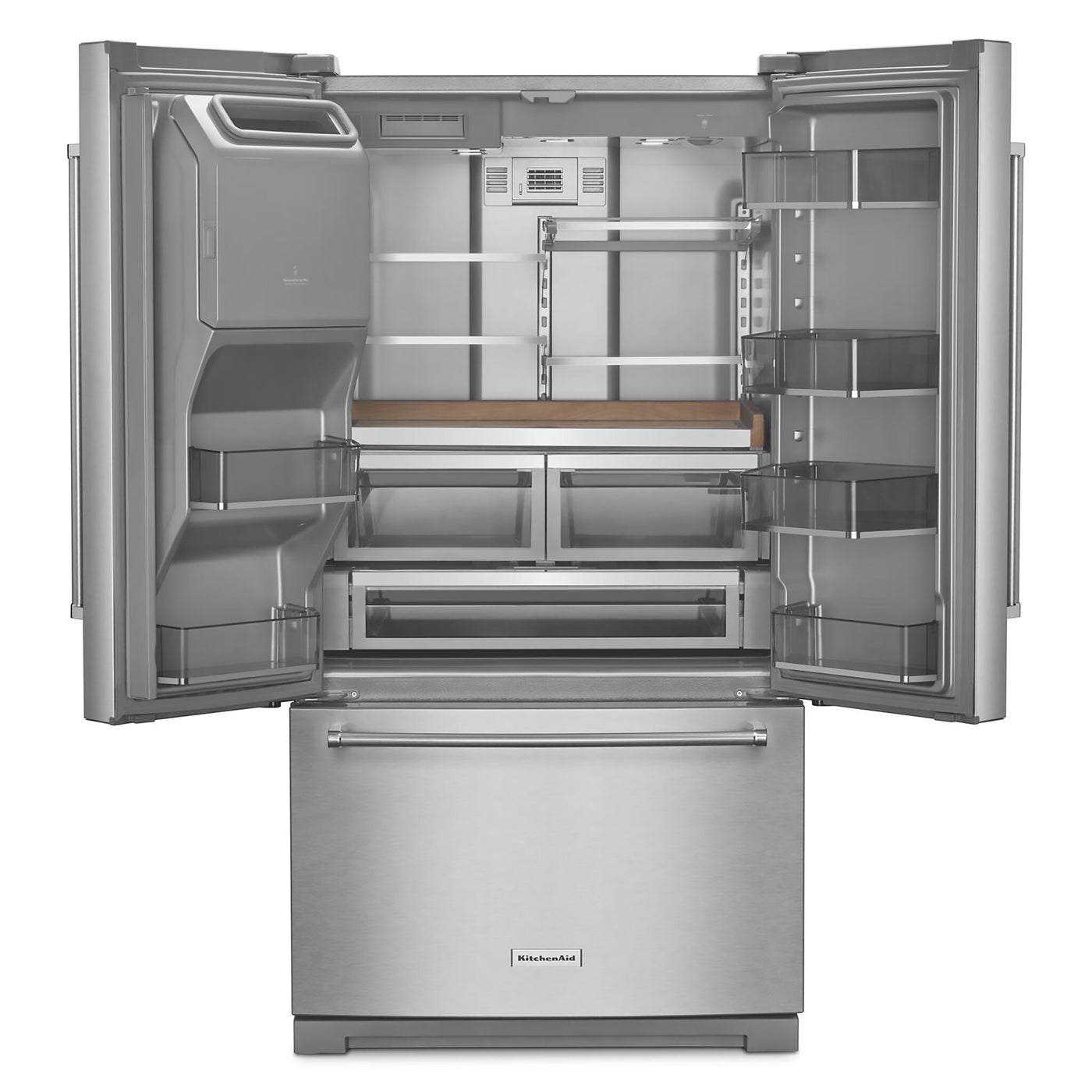 KitchenAid PrintShield™ Stainless Steel French Door Refrigerator (27 Cu.Ft.) - KRFF577KPS