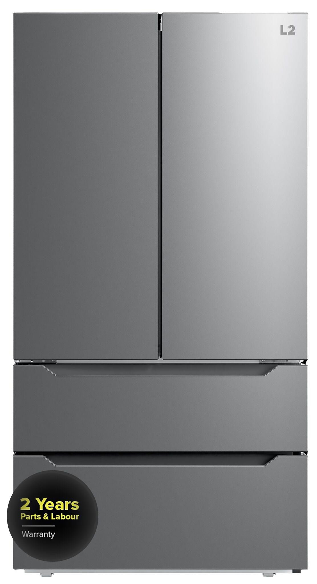 L2 Stainless Steel Counter-Depth French Door Refrigerator (22.48