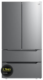 L2 36" 22.48 Cu. Ft. Stainless Steel Counter-Depth French Door Refrigerator - LRQ23B4AST--