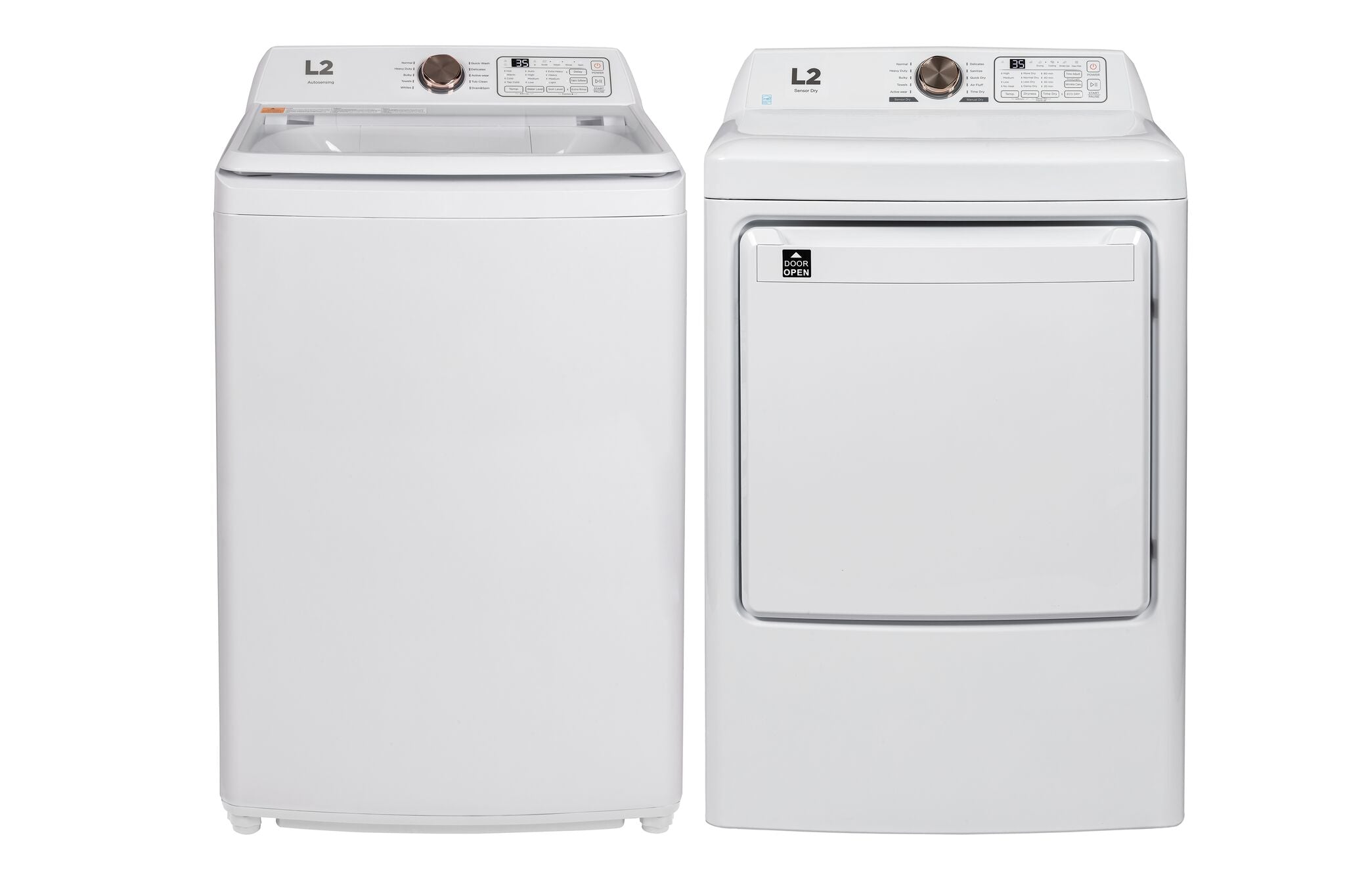 L2 White Top Load Electric Washer (4.7 Cu.ft) - LT47A3AWW