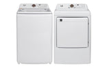 L2 White Top-Load Washer (4.7 Cu.Ft.) and Electric Dryer (7 Cu.Ft.) - LT47A3AWW/LE47A3AWW