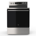 L2 Stainless Steel Kitchen Package with French Door Refrigerator, Electric Range & Built-In Dishwasher