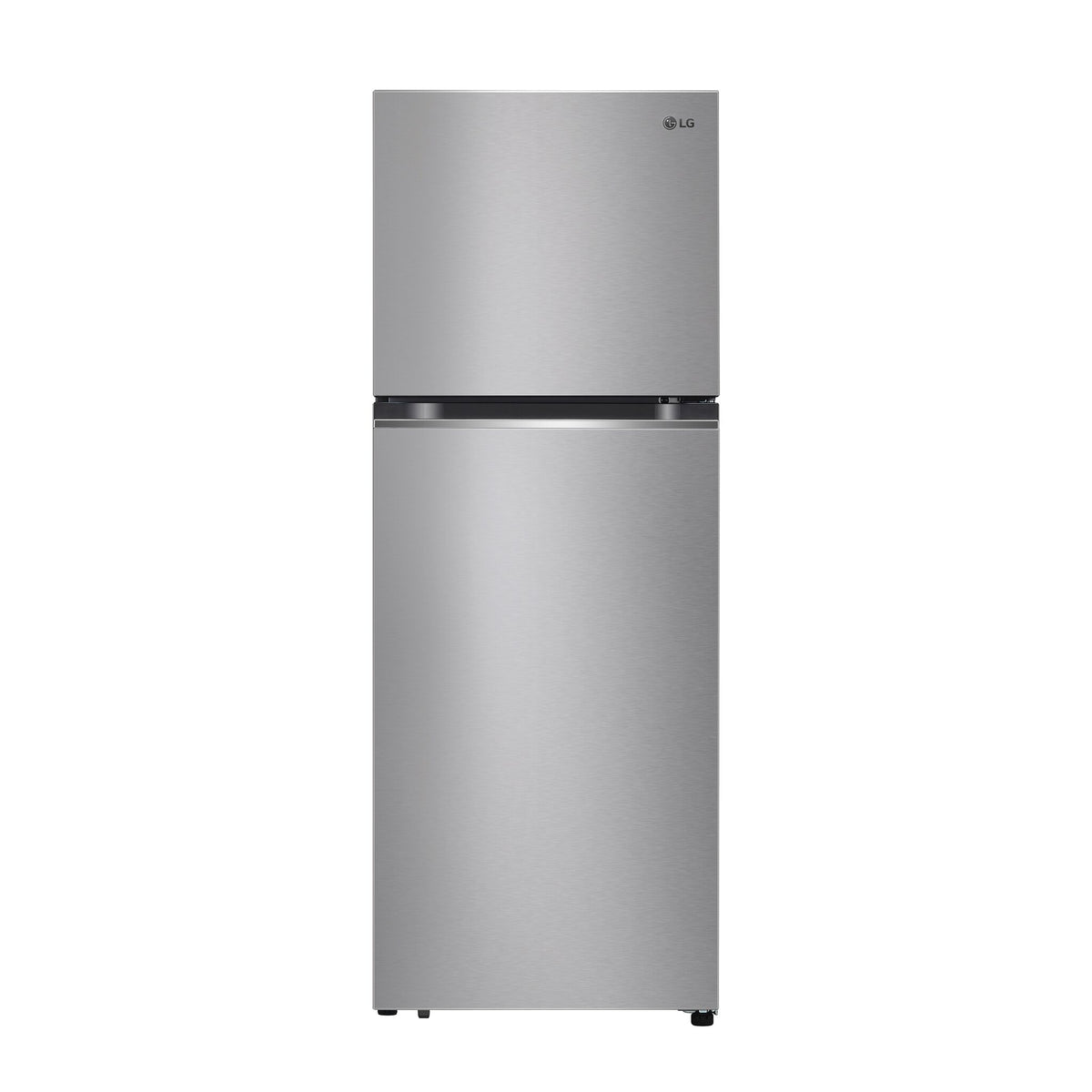LG Platinum Silver Counter-Depth Compact Top Freezer Refrigerator with ...