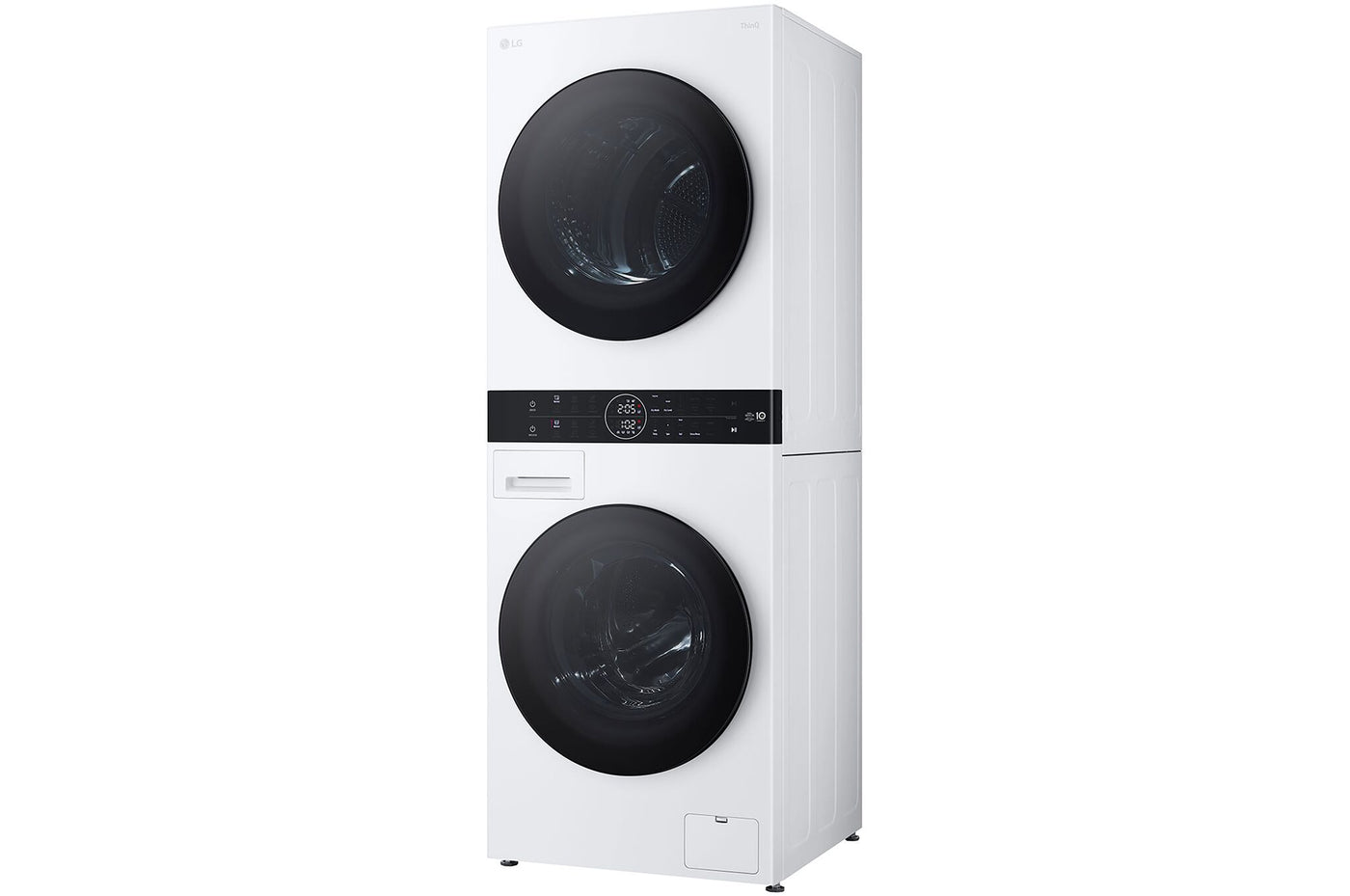 LG 24" White Single Unit WashTower™ Front Load Washer (3.1 Cu.ft) and Electric Ventless Heat Pump Dryer (4.2 Cu.ft) - WKHC152HWA