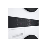 LG 24" White Single Unit WashTower™ Front Load Washer (3.1 Cu.ft) and Electric Ventless Heat Pump Dryer (4.2 Cu.ft) - WKHC152HWA