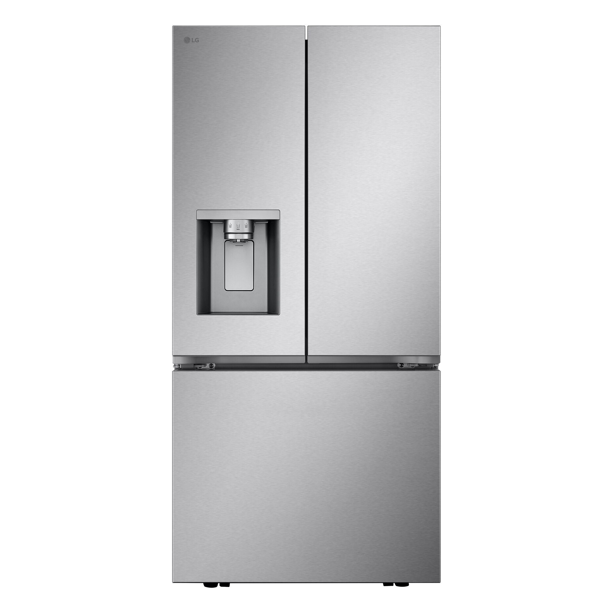 LG 33É 24.5 Cu. Ft. Smudge Resistant Stainless Steel French Door Refrigerator with ThinQ® Technology - LF25S6330S