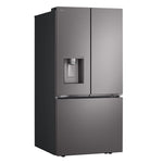 LG 33" 24.5 Cu. Ft. Smudge Resistant Black Stainless Steel French Door Refrigerator with ThinQ® Technology - LF25S6330D