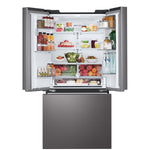 LG 33" 24.5 Cu. Ft. Smudge Resistant Black Stainless Steel French Door Refrigerator with ThinQ® Technology - LF25S6330D