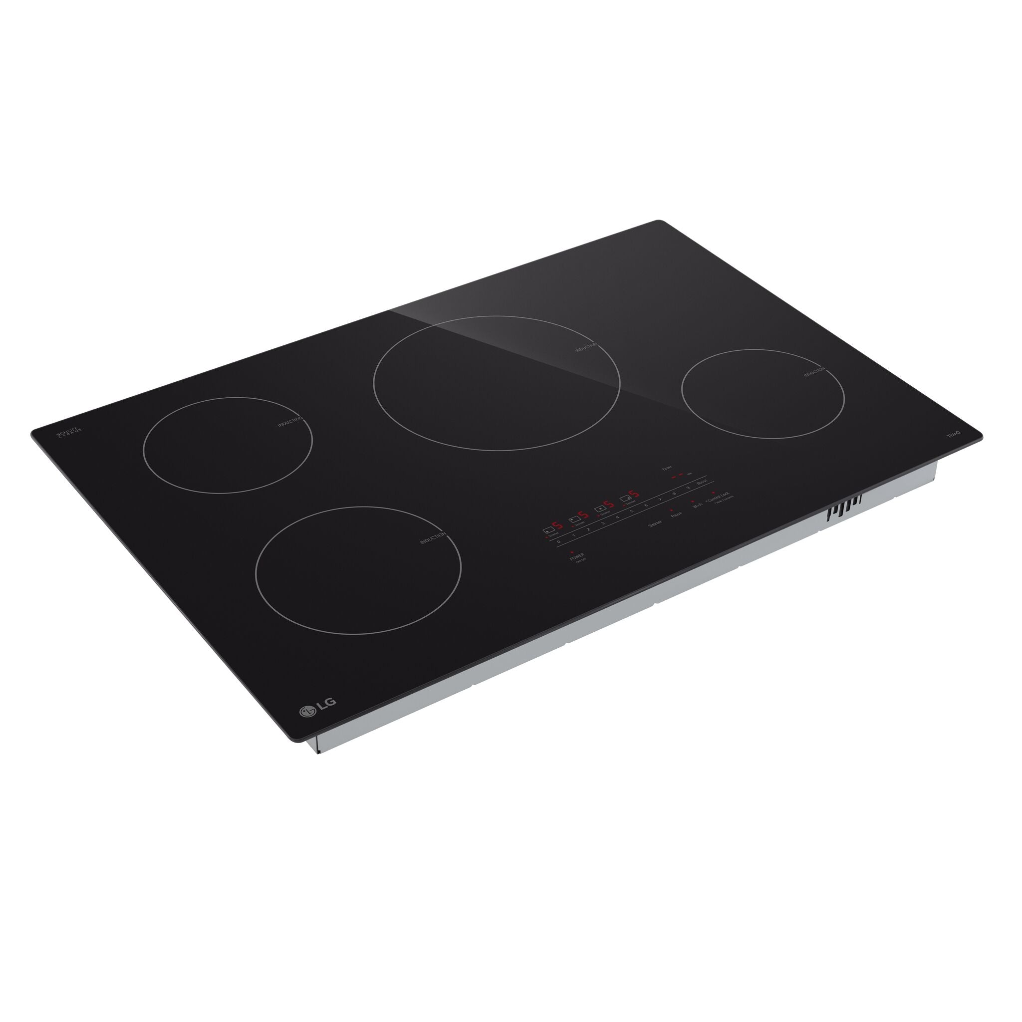 LG Black Smart Induction 30" Cooktop with UltraHeat™ 4.3kW Element - CBIH3013BE