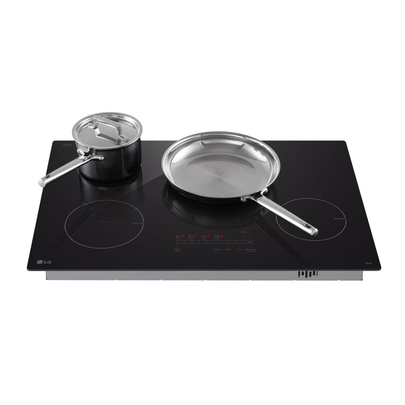 LG Black Smart Induction 30" Cooktop with UltraHeat™ 4.3kW Element - CBIH3013BE