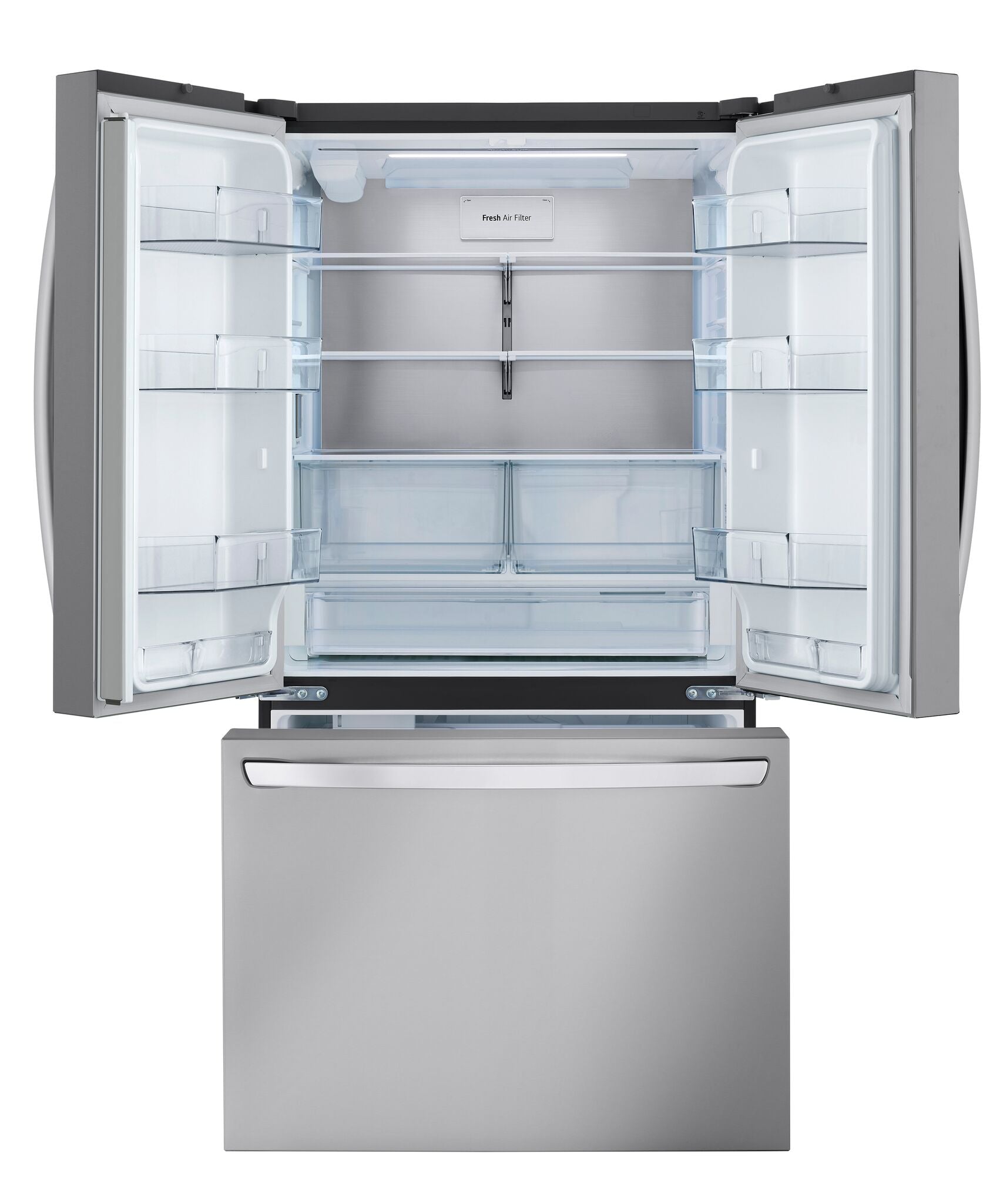 LG 35.75" 32 Cu. Ft. Smudge Resistant Stainless Steel Smart French Door Refrigerator - LRFLS3206S
