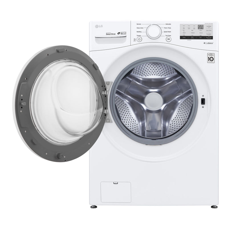 LG White Front Load Washer with 6Motion™ Technology (5.2 Cu.Ft ...