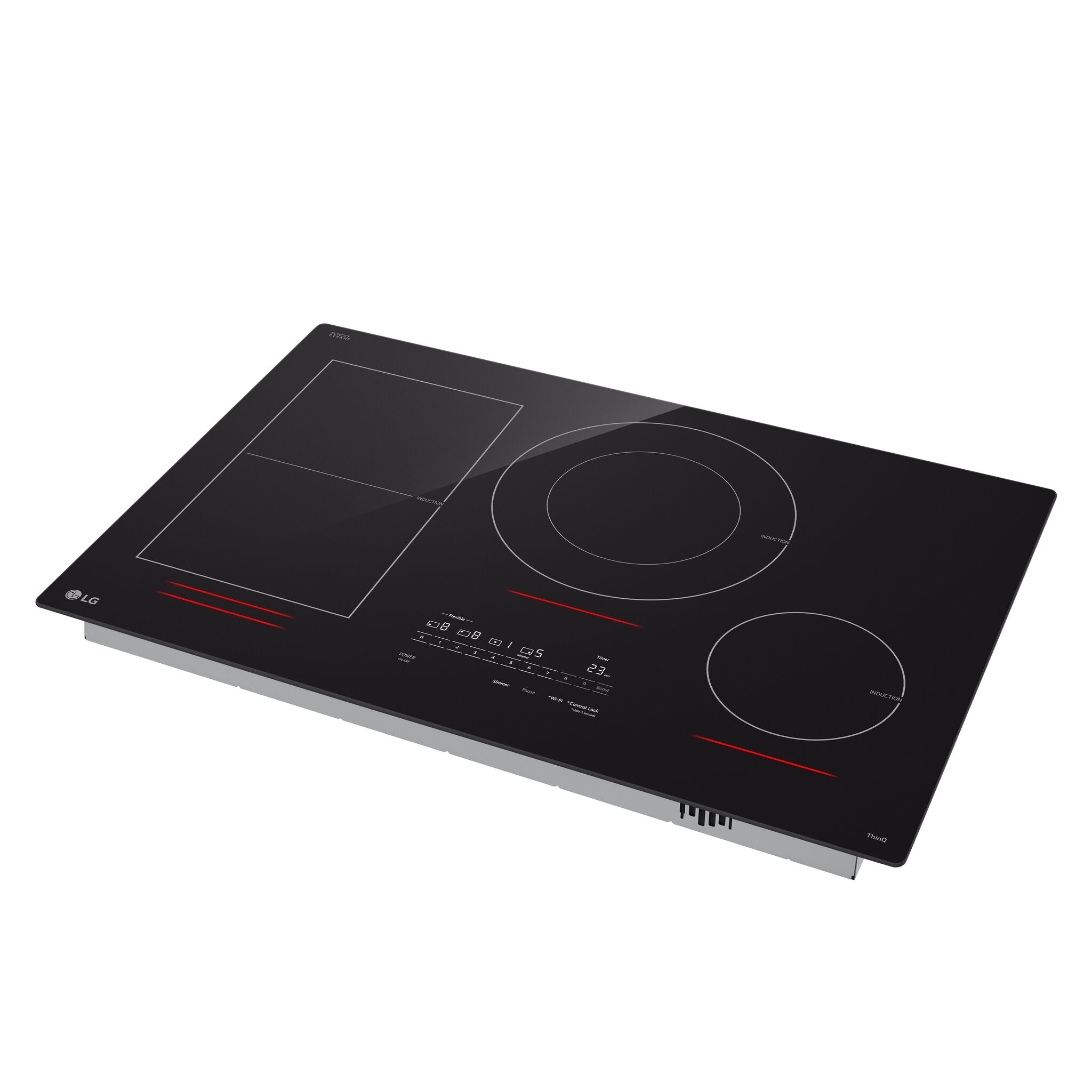 LG Black 30” Induction Cooktop with 5000W UltraHeat™ Element - CBIH3017BE