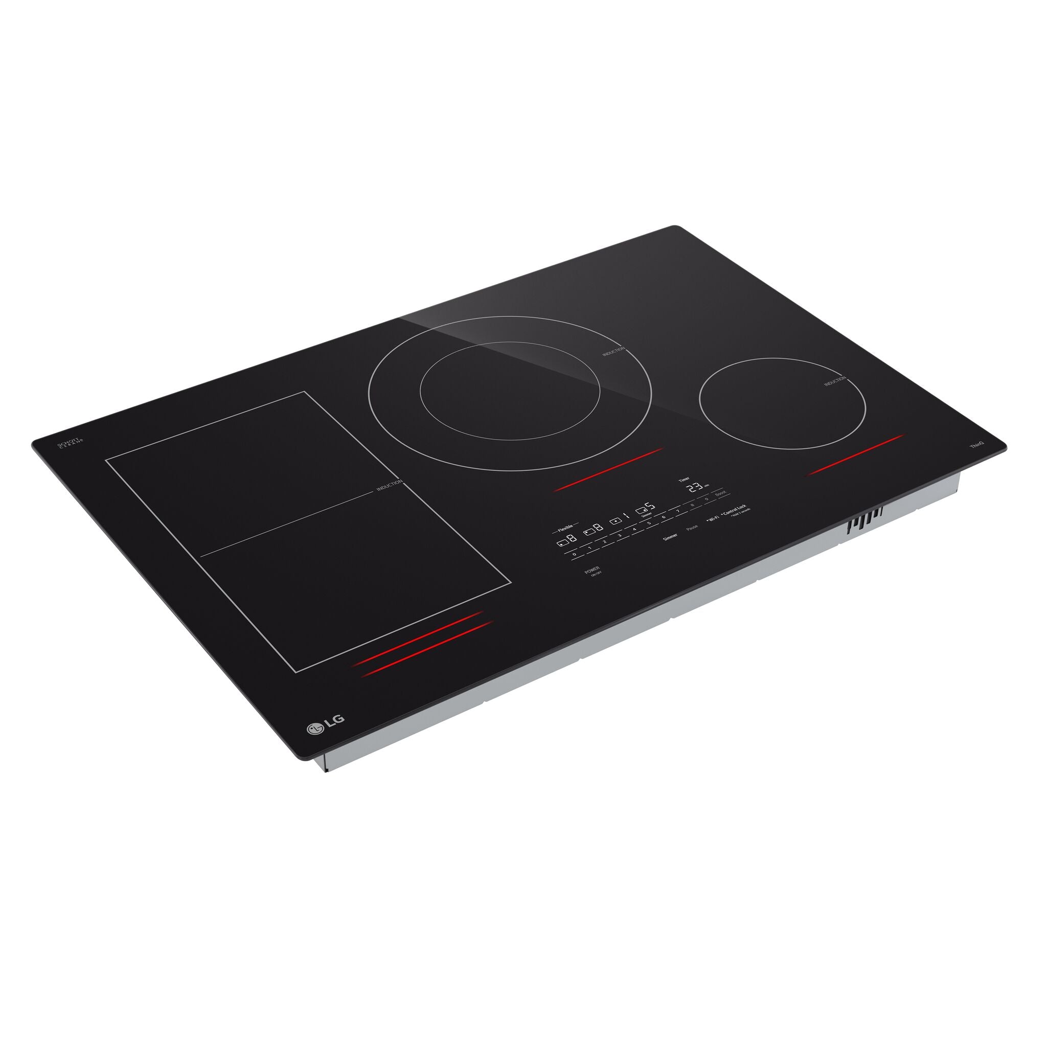 LG Black 30” Induction Cooktop with 5000W UltraHeat™ Element - CBIH3017BE