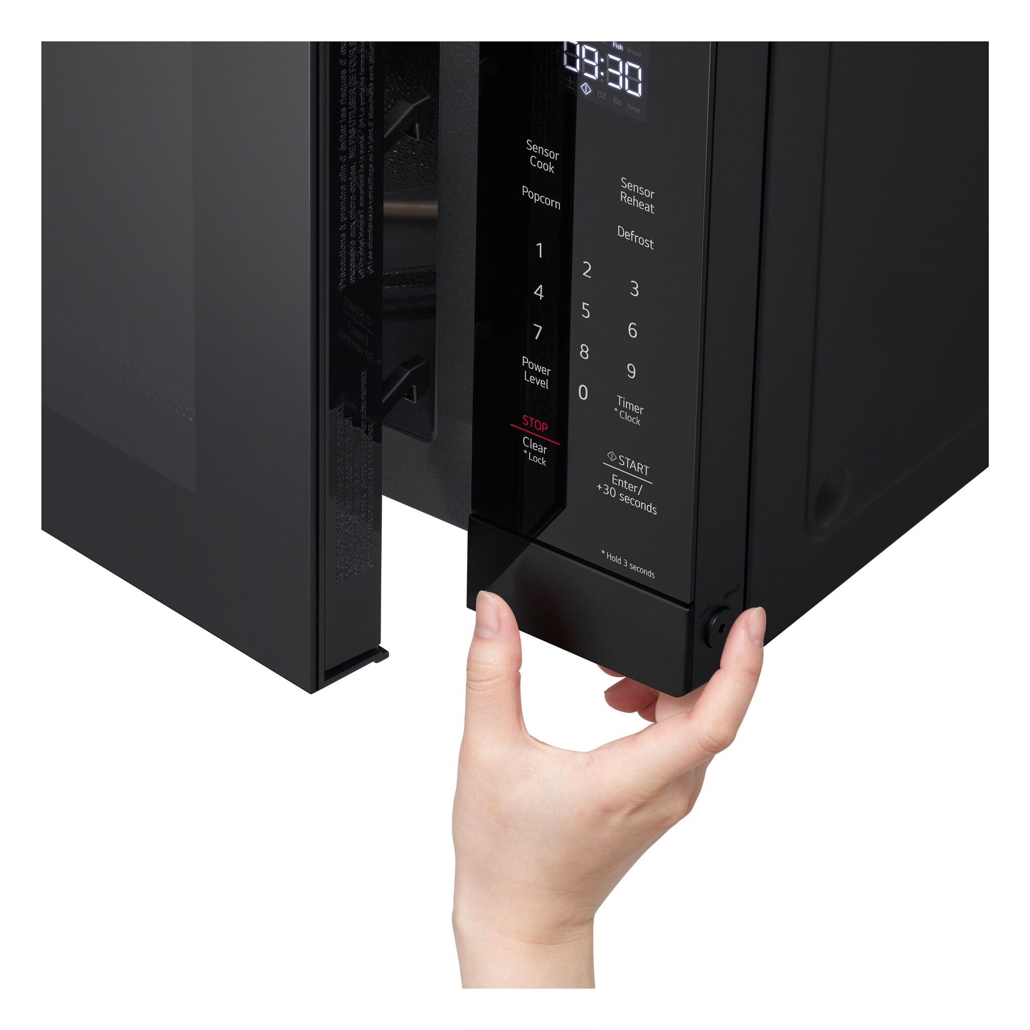 LG Black NeoChef Countertop Microwave With Smart Inverter (1.5 Cu. Ft.) - MSER1590B