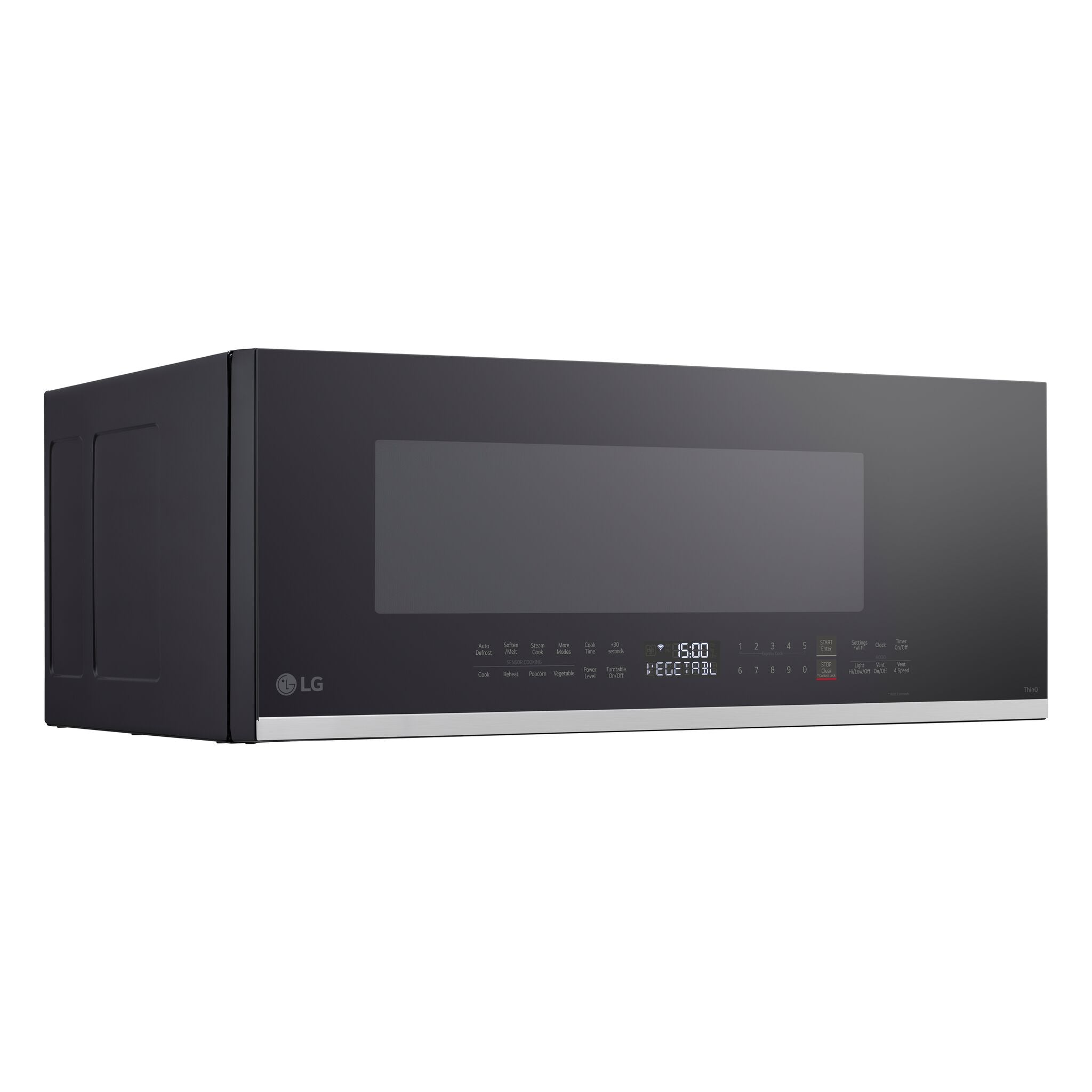 LG Smudge Resistant Stainless Steel Slim Over-the-Range Microwave Oven with EasyClean® (1.3 cu. ft.) - MVEF1337F