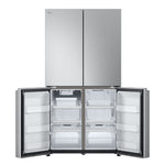 LG 36" 24 Cu. Ft. Smudge Resistant Stainless Steel Counter-Depth 4-Door French Door Refrigerator with Ice Maker - LF24C8200S