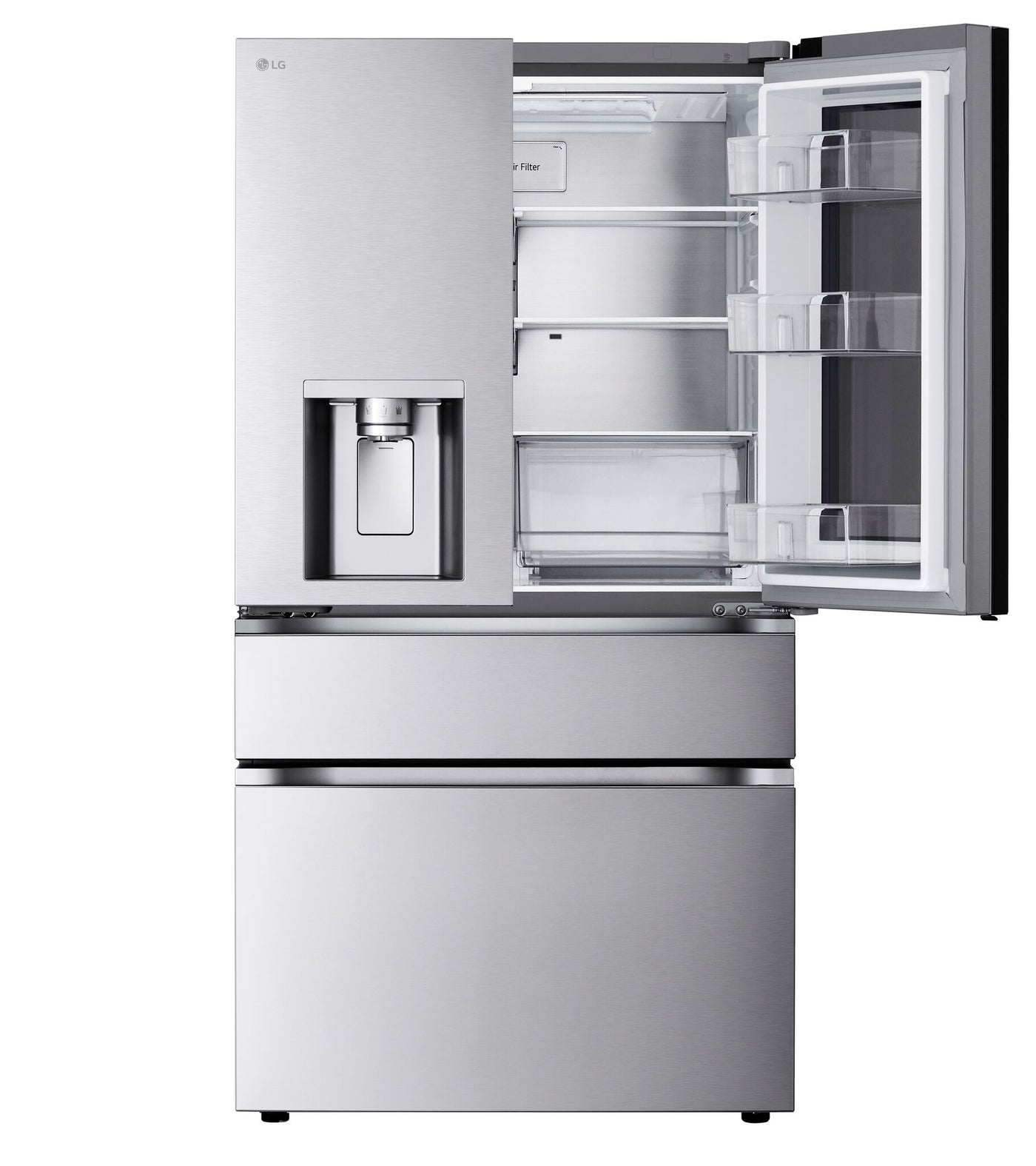 LG Smudge Resistant Stainless Steel Smart MAX 4-Door French Door Refrigerator with MyColor (29 Cu.ft) - LF29S8365S