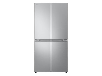 LG Smudge Resistant Stainless Steel French 4-Door Counter-Depth Refrigerator with Ice Maker (19 cu.ft) - LF19C8200S
