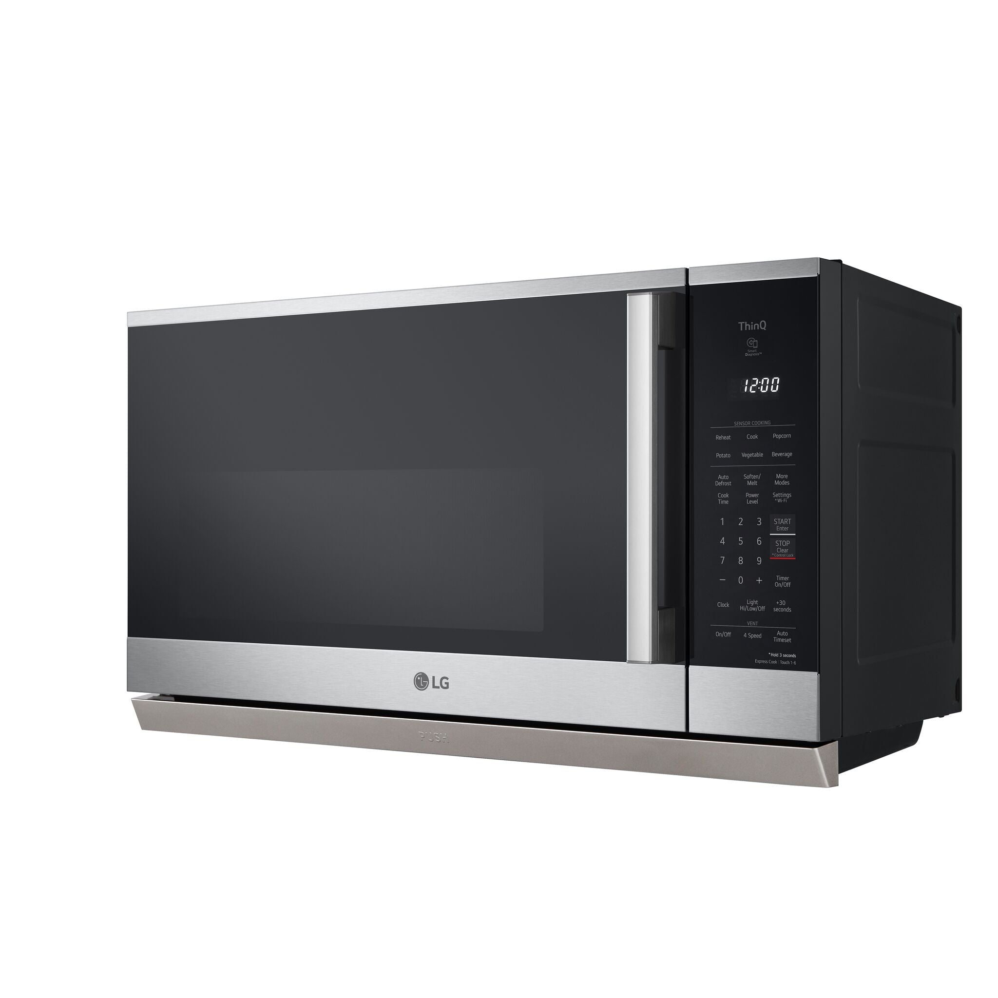 LG Stainless Steel Over-the-Range Microwave with ExtendaVent®2.0 (2.1 cu.ft.) - MVEL2125X