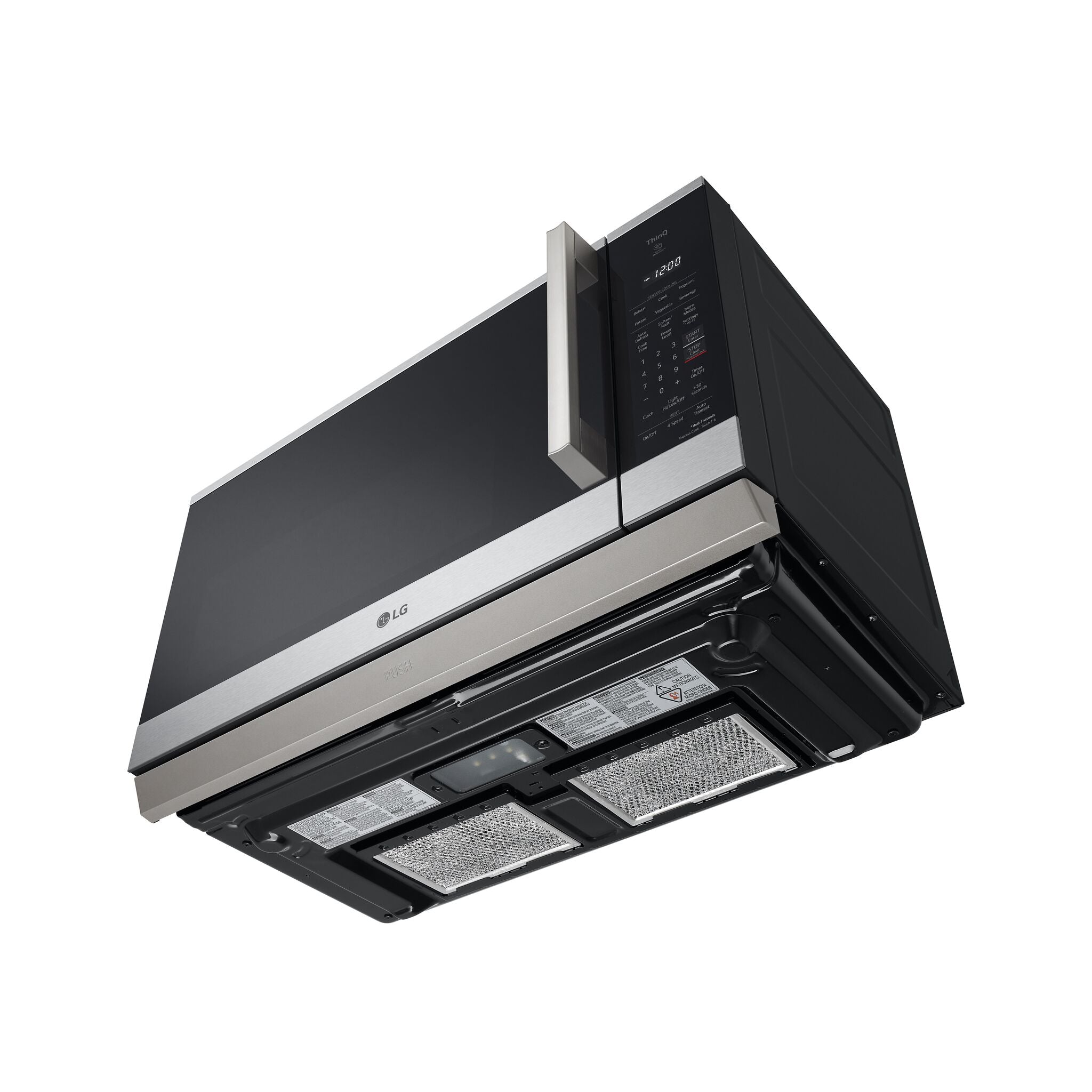 LG Stainless Steel Over-the-Range Microwave with ExtendaVent®2.0 (2.1 cu.ft.) - MVEL2125X