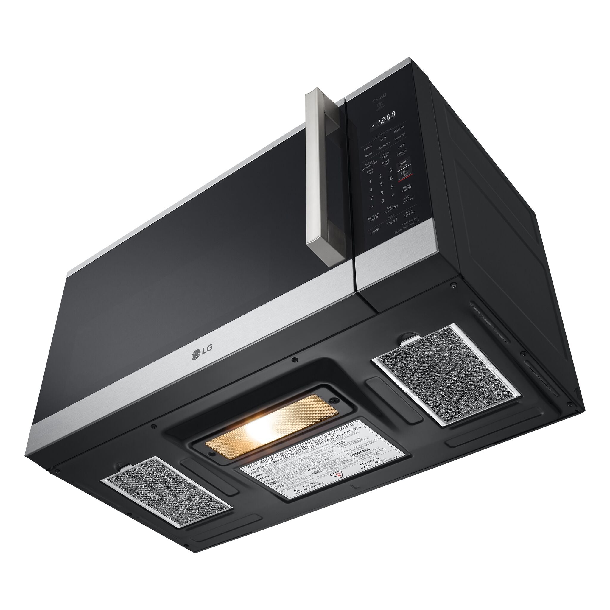 LG Stainless Steel Smart Over-the-Range Microwave (1.8 cu. ft.) - MVEM1825X