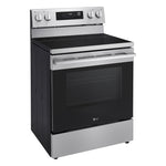 LG Stainless Steel Smart Electric Freestanding Range (6.3 cu. Ft.) - LREN6321YE