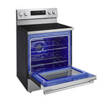 LG Stainless Steel Smart Electric Freestanding Range (6.3 cu. Ft.) - LREN6321YE