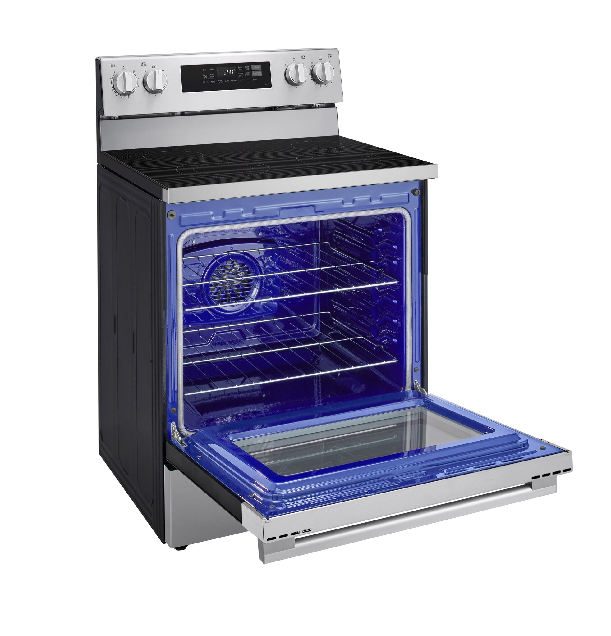 LG Stainless Steel Smart Electric Freestanding Range (6.3 cu. Ft.) - LREN6321YE