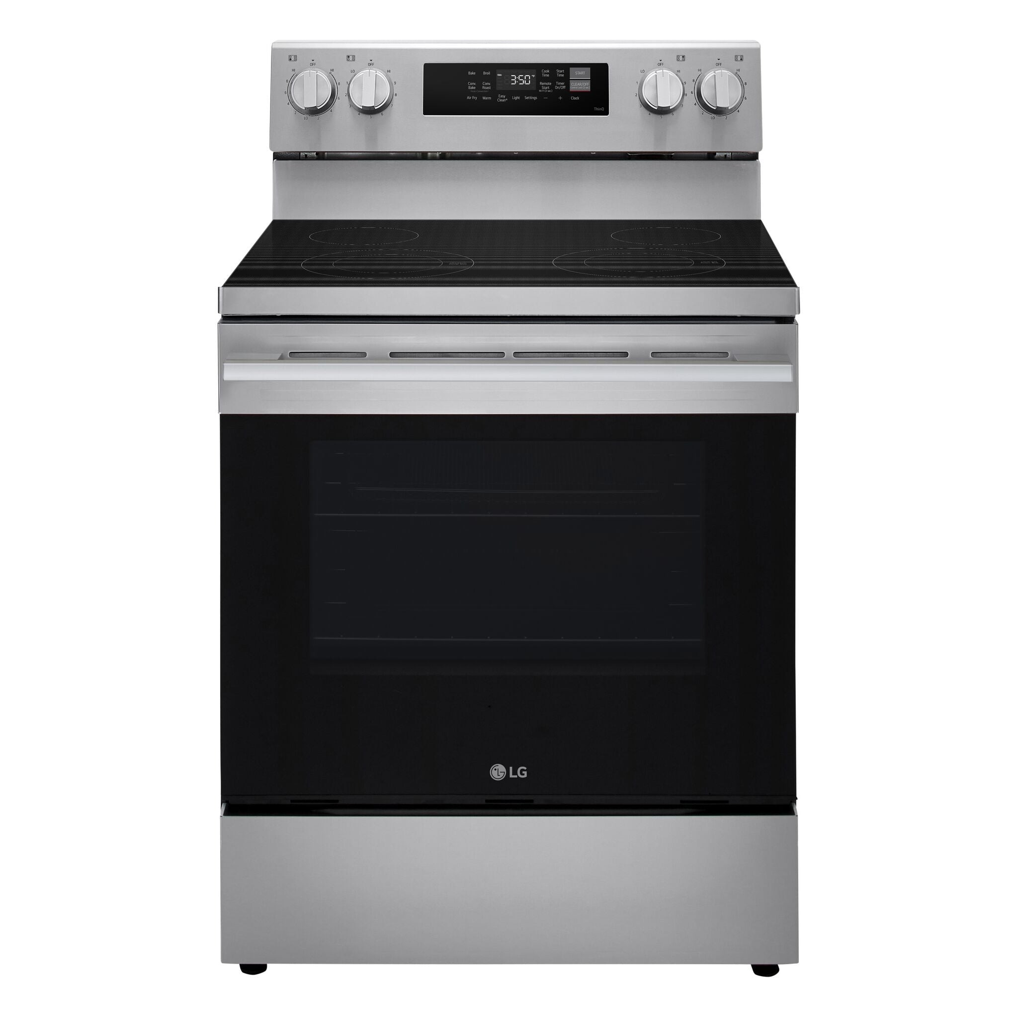LG Stainless Steel Smart Electric Freestanding Range (6.3 cu. Ft.) - LREN6321YE