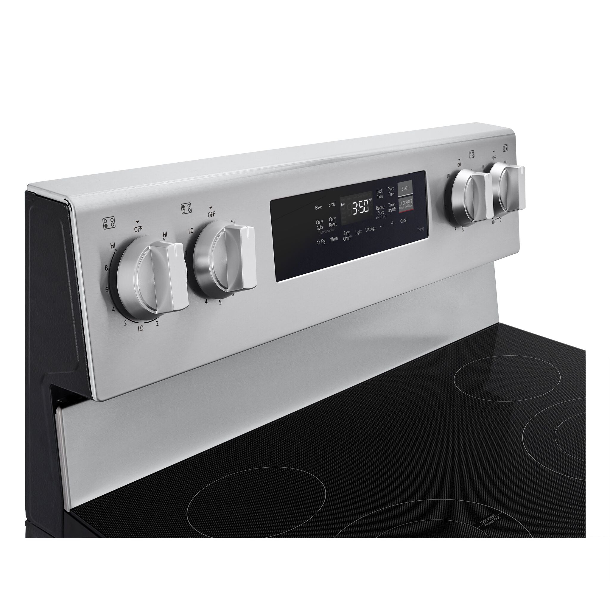 LG Stainless Steel Smart Electric Freestanding Range (6.3 cu. Ft.) - LREN6321YE