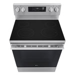 LG Stainless Steel Smart Electric Freestanding Range (6.3 cu. Ft.) - LREN6321YE