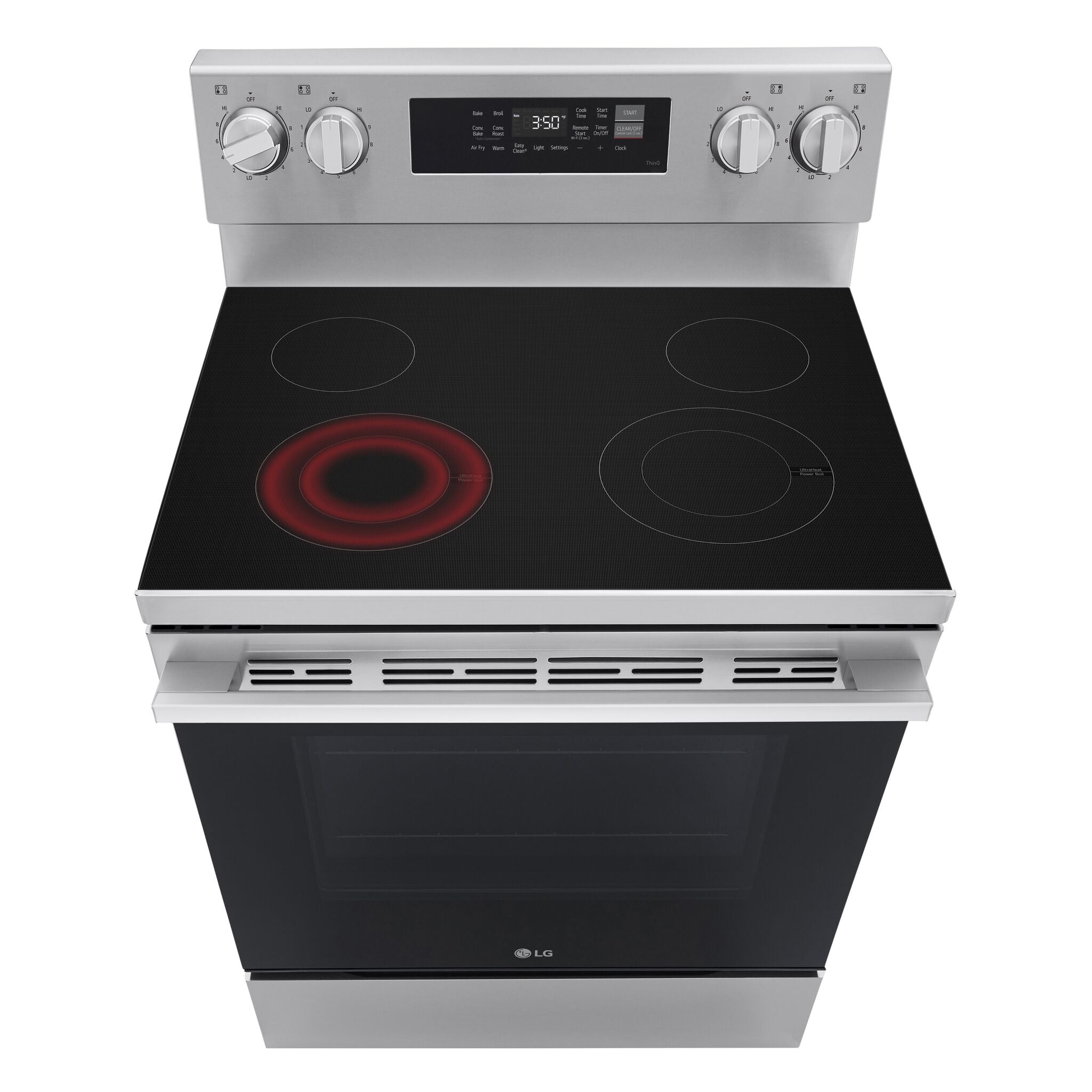 LG Stainless Steel Smart Electric Freestanding Range (6.3 cu. Ft.) - LREN6321YE