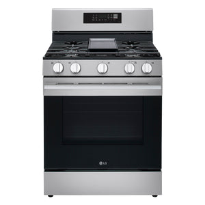 LG Stainless Steel Gas Range with ProBake Convection® (6.3 cu ft.) - LRGN6323Y