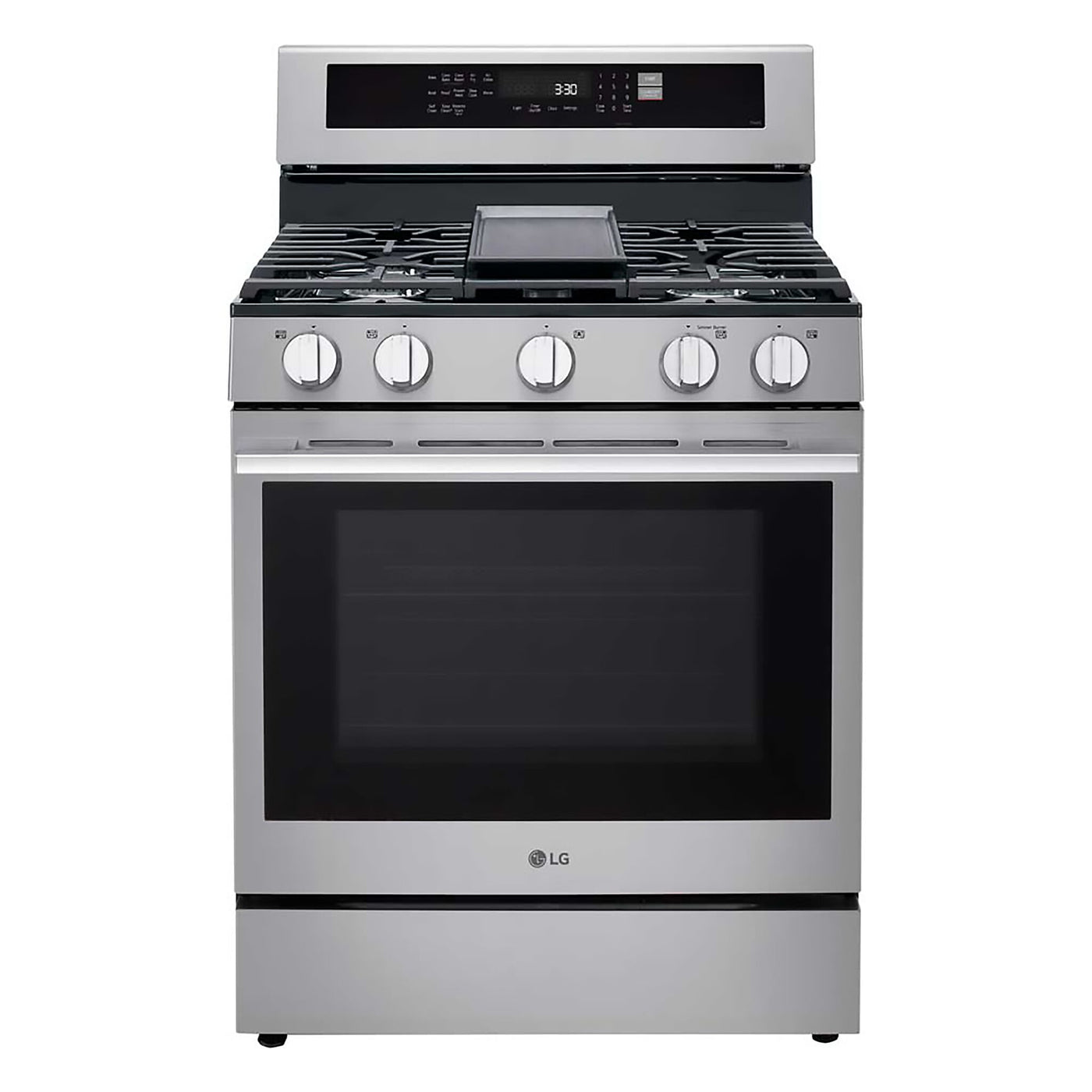 LG Stainless Steel Smart Gas Freestanding Range with Air Fry (6.3 Cu.Ft) - LRGN6323Y
