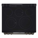 LG Smudge Resistant Black Stainless Steel Smart Electric Slide-In Range with Air Fry (6.3 Cu.Ft) - LSEL6333ZE