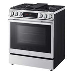 LG Smudge Resistant Stainless Steel Smart Gas Slide-In Range with Air Fry (6.3 Cu.Ft) - LSGL6335X