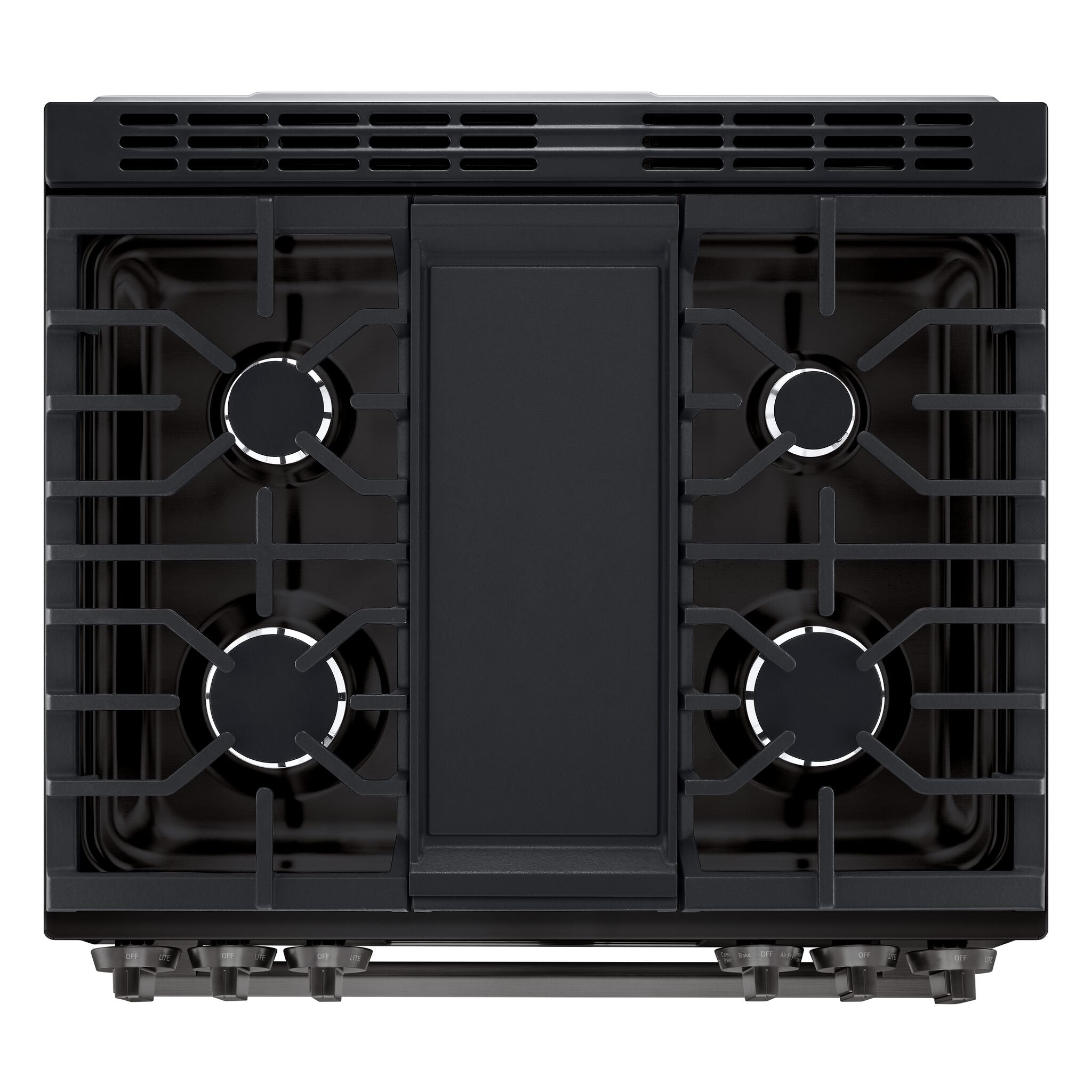LG Smudge Resistant Black Stainless Steel Smart Gas Slide-In Range with Air Fry (6.3 Cu.Ft) - LSGL6335Z