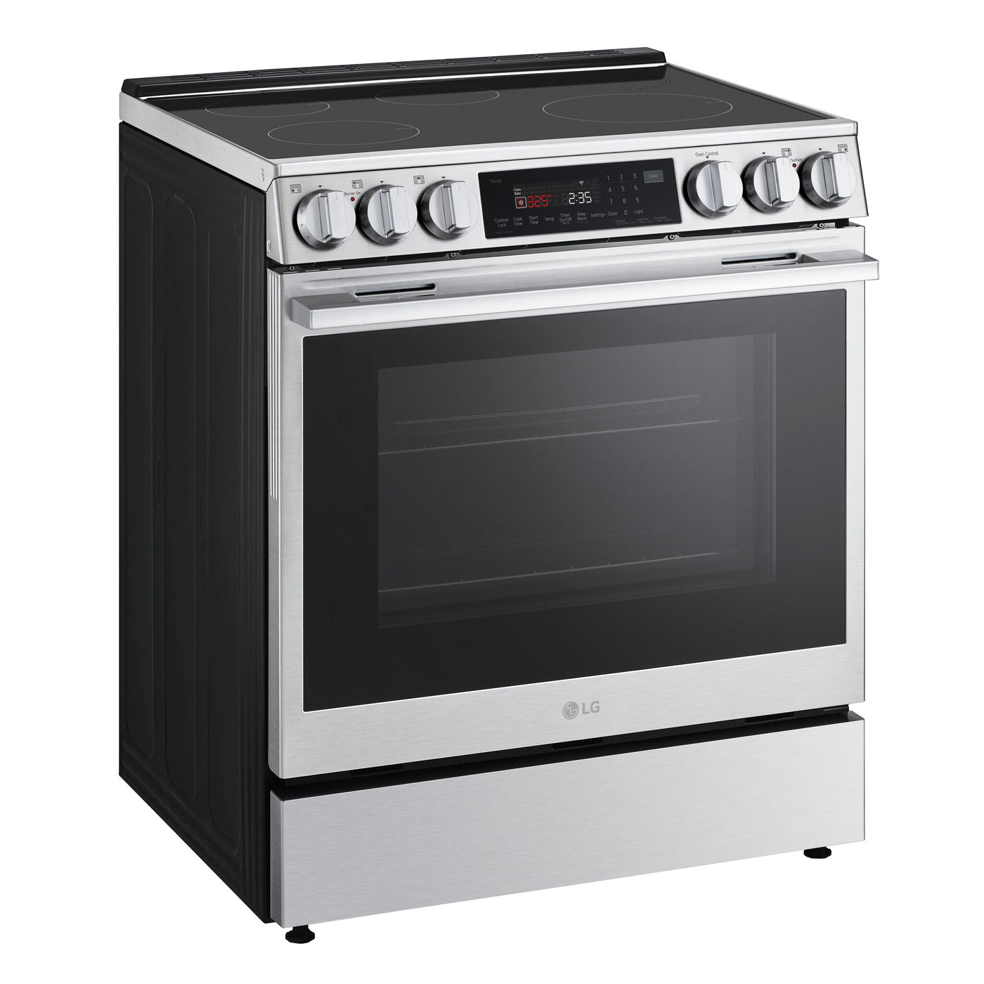 LG Smudge Resistant Stainless Steel Slide-In Induction Range with Air Sous Vide and Air Fry (6.3 Cu.Ft) - LSIL6336XE