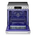 LG Smudge Resistant Stainless Steel Smart Electric Slide-In Range with Air Sous Vide (6.3 Cu.Ft) - LSEL6337XE