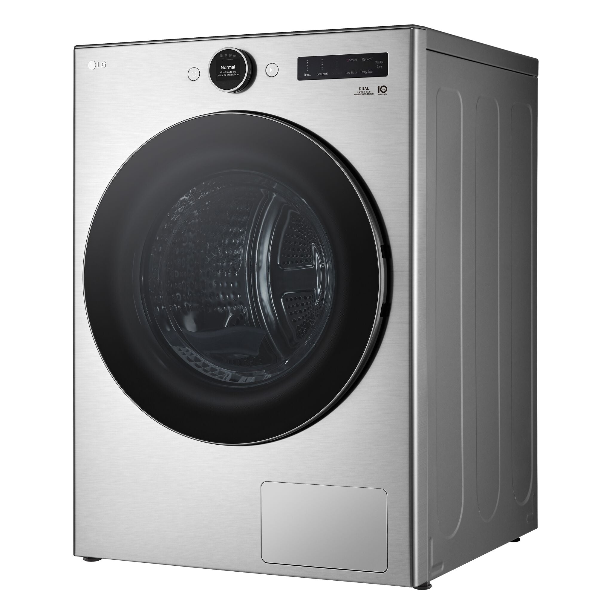 LG Graphite Steel Smart Front Load Dryer with Dual Inverter HeatPump™ Technology (7.8 Cu.ft) - DLHC5502V